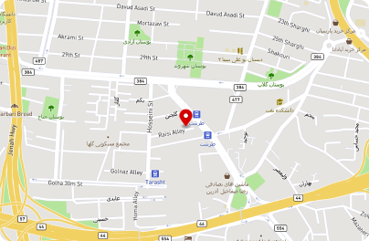 لوکیشن دفتر مرکزی تمادکالا