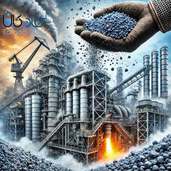 کاربرد بنتونیت در گندله سازی صنعت فولاد