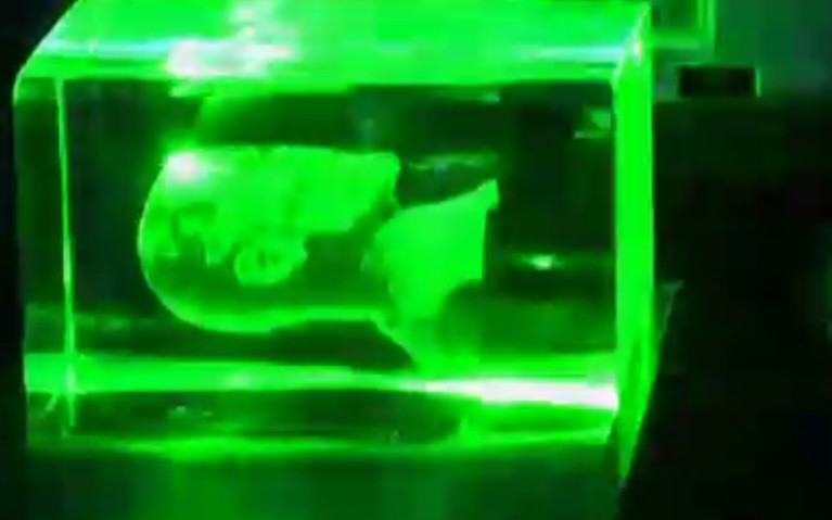 حکاکی لیزر سه بعدی (ویدئو)