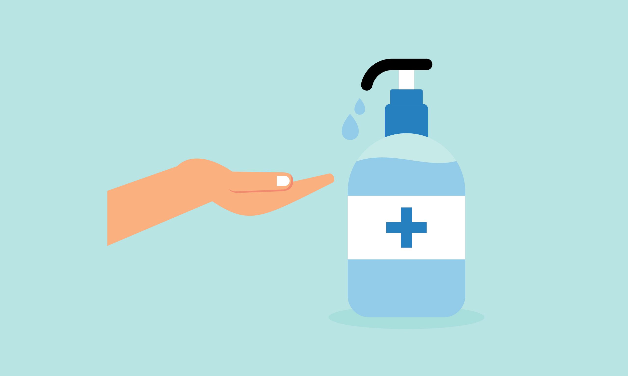 انواع محلول ضدعفونی کننده دست...