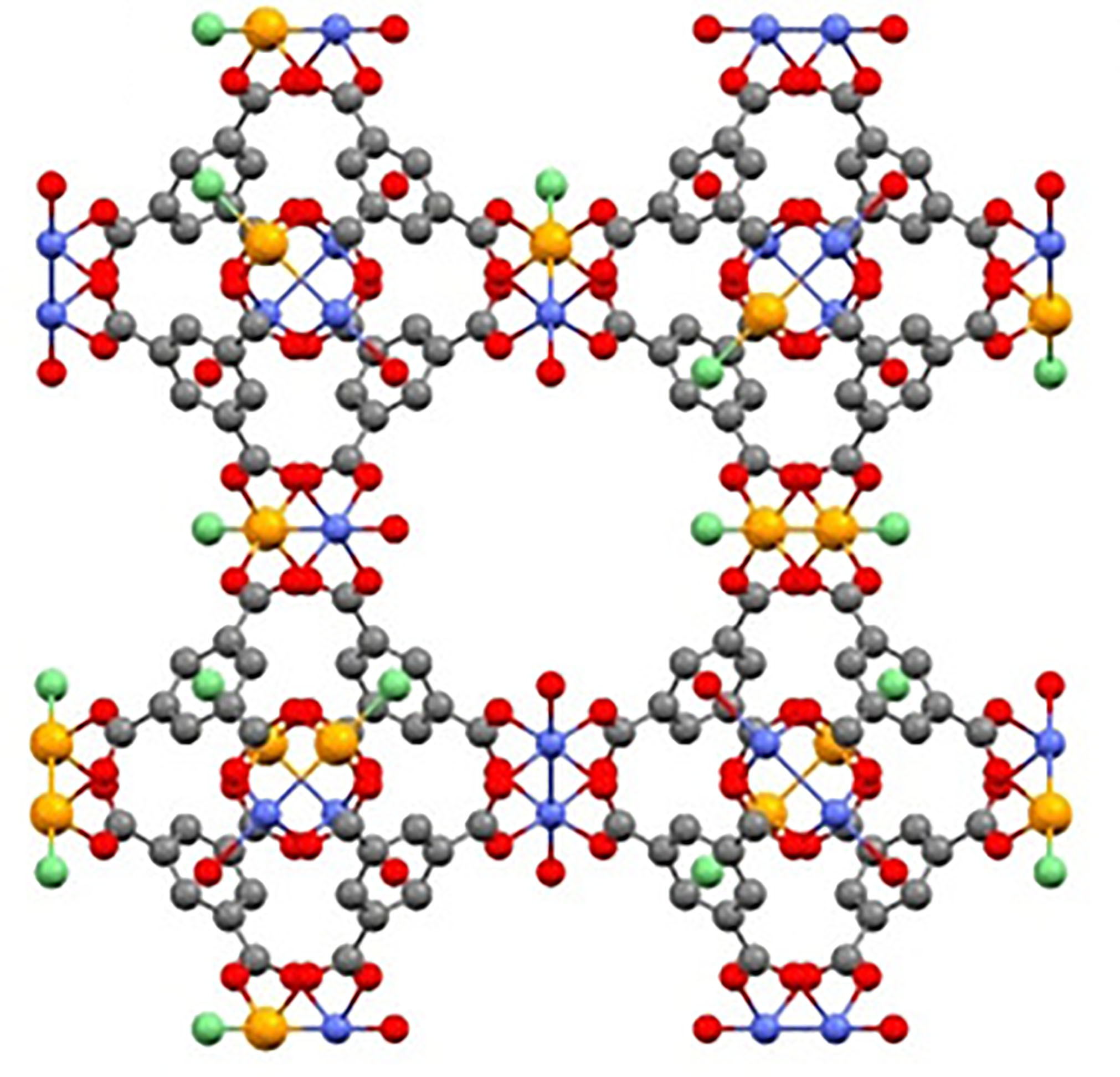 چارچوب فلز-آلی Cu-BTC تولیدی شرکت مجد عنصر فرتاک