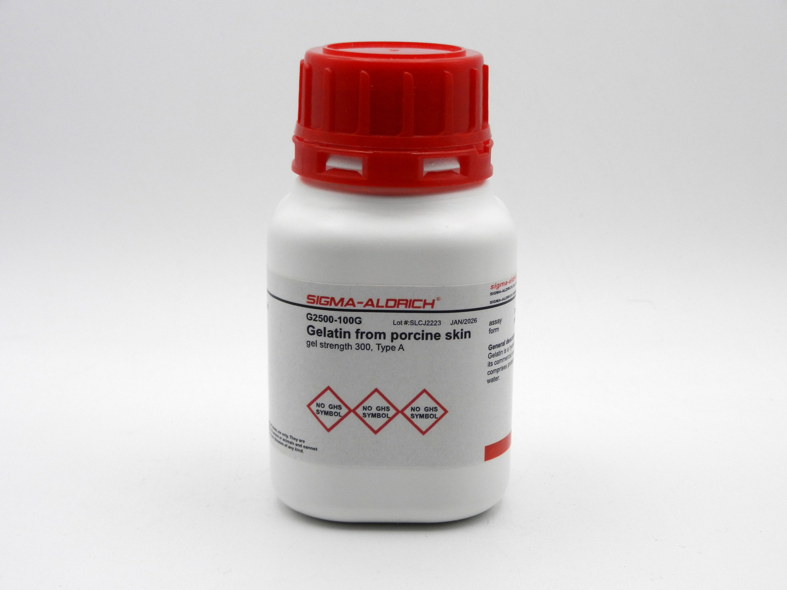 ژلاتین تایپ A کد G2500 سیگما