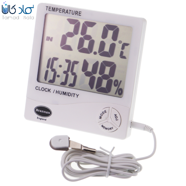 دماسنج و رطوبت سنج دیجیتال مدل 12/421/1 ساخت BRANNAN انگلستان