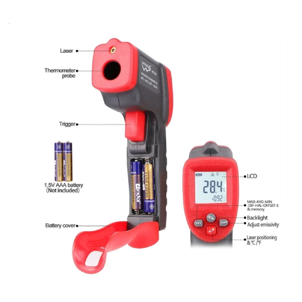 ترمومتر لیزری wintact مدل WT550 - چینی