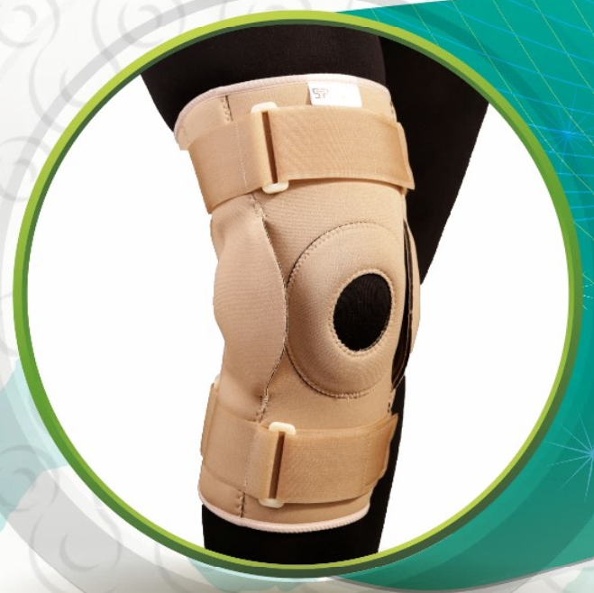 زانوبند مفصل دار قابل تنظیم نئوپرن سماطب