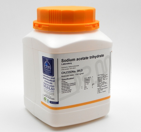 سدیم استات 3 آبه Extra Pure دکتر مجللی