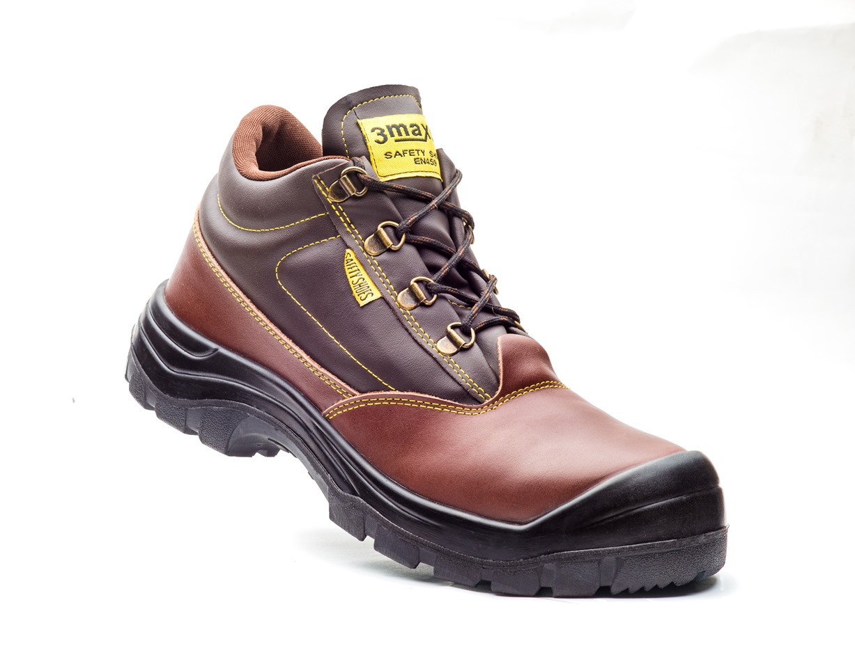 پوتین ایمنی 3max قهوه ای