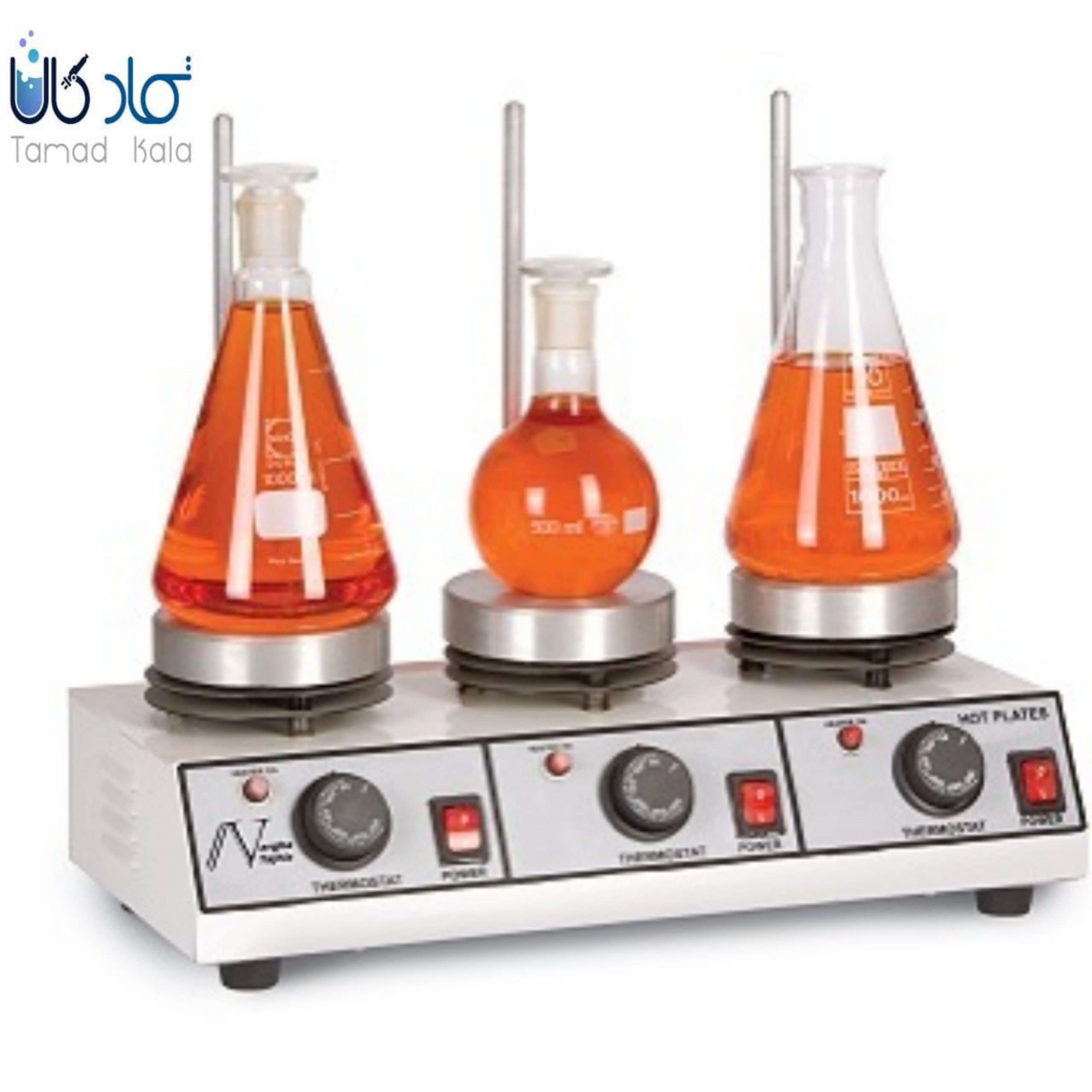 اجاق سه خانه کف تخت و گود 250 درجه 500 سی سی