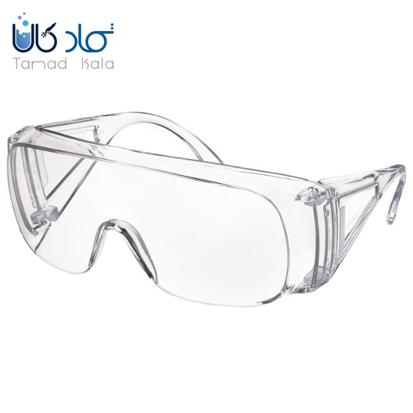 عینک محافظ برای جلوگیری از آسیب توسط مواد شیمیایی، عوامل فیزیکی و عوامل عفونی(مانند ویروس کرونا)