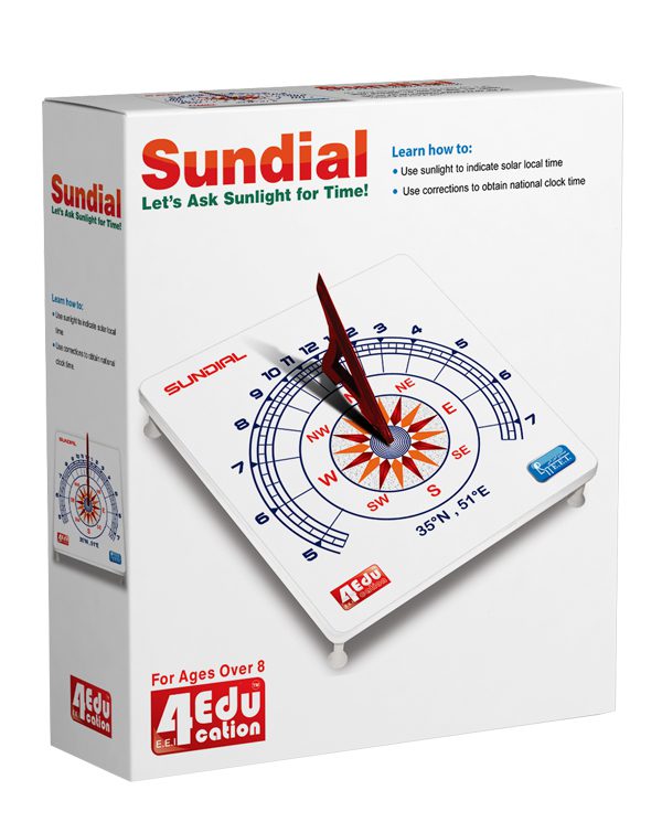 فروش کیت بازی آموزشی ساعت آفتابی 4edu