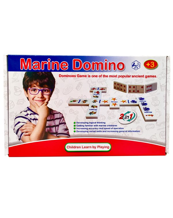 بازی دومینو دو طرفه (نقطه و موجودات دریایی)