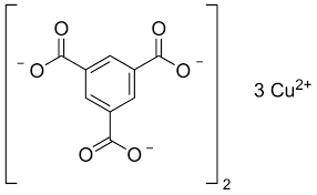 چارچوب فلز-آلی Cu-BTC تولیدی شرکت مجد عنصر فرتاک