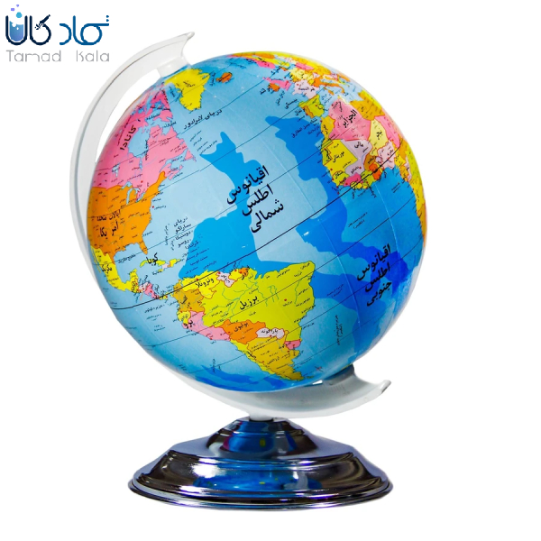 خرید کره جغرافیا پایه فلزی