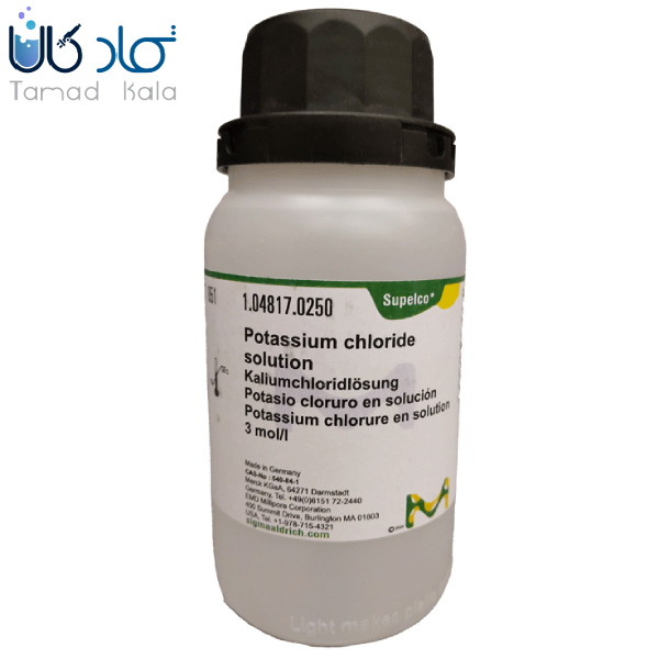 کلرید پتاسیم 3 مولار کد 104817 مرک