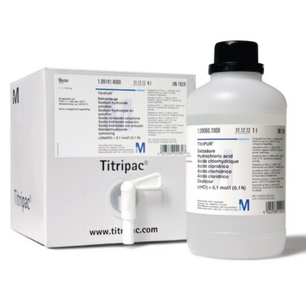 محلول هیدرو کلریک اسید 1 نرمال کد 109057 مرک