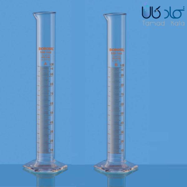 استوانه مدرج شیشه ای بروسیل