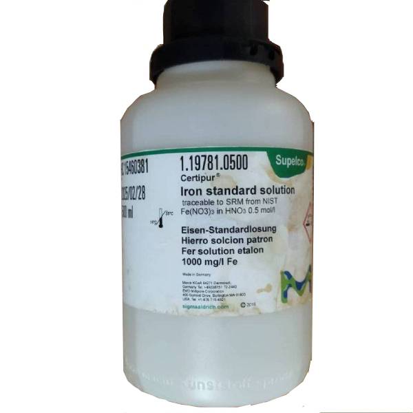 محلول استاندارد آهن (ICP Standard) کد 119781 مرک