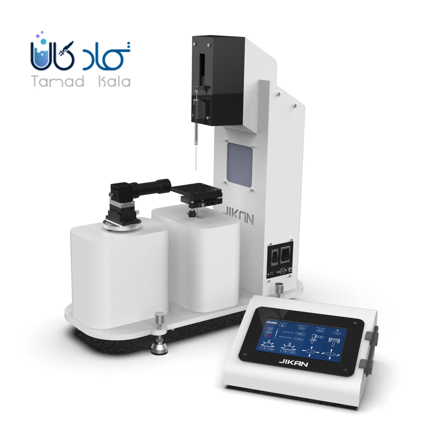 دستگاه اندازه گیری زاویه تماس سطوح و کشش سطح مایعات ژیکان مدل CAG-20 PE