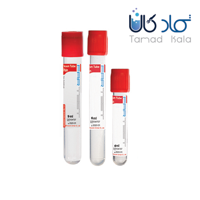 لوله سرم بدون خلا بدون افزودنی (Plain) فاقد ماده ضد انعقاد