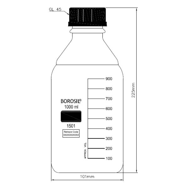 شیشه درپیچ دار