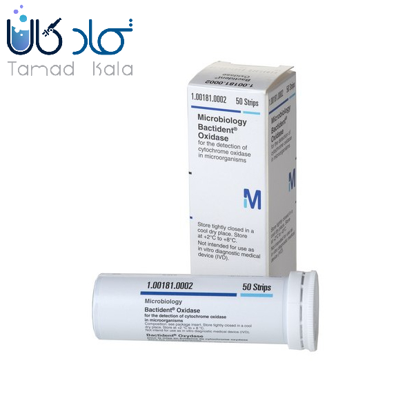 نوار تست اکسیداز 50 تستی کد 100181 مرک