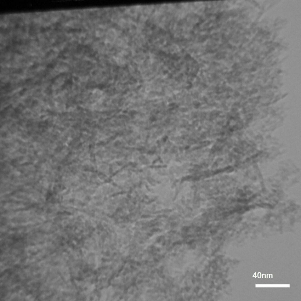 نتیجه آنالیز SEM نانو میله اکسید آلومینیوم