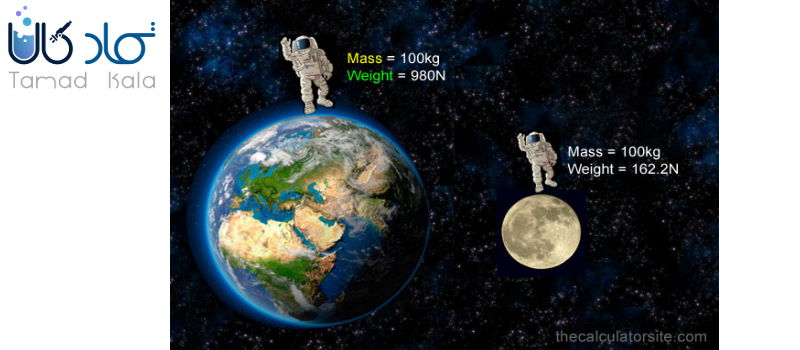 تفاوت وزن و جرم روی کروه زمین و روی ماه
