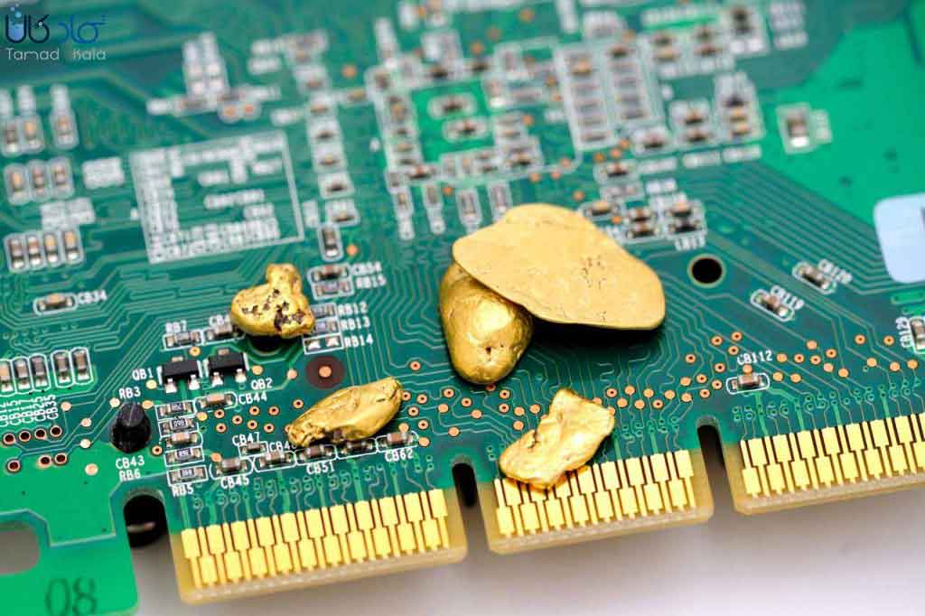 استخراج طلا از قطعات کامپیوتری