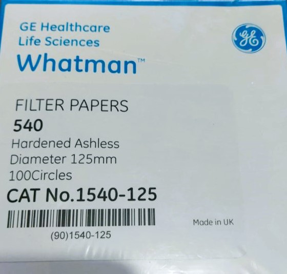 کاغذ صافی واتمن بدون خاکستر گرید 540