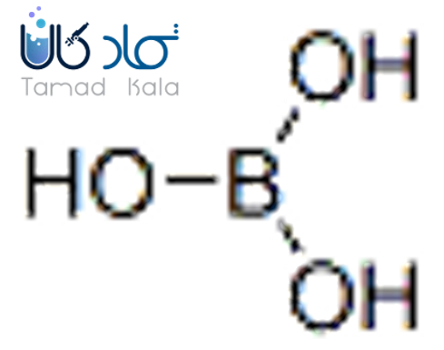 ساختار شیمیایی بوریک اسید