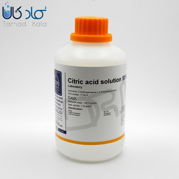 اسید سیتریک محلول 50% Laboratory دکتر مجللی