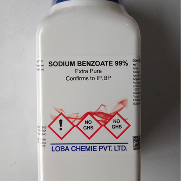 سدیم بنزوات Extra pure کد 05785 برند لوباکمی هند