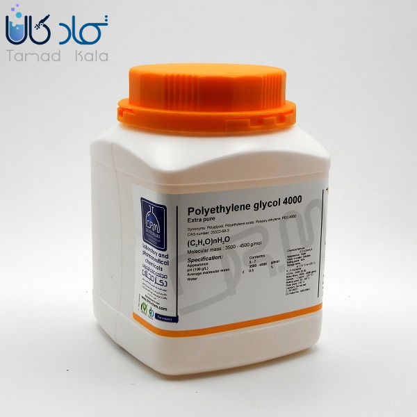 پلی اتیلن گلیکول 4000 Extra pure دکتر مجللی